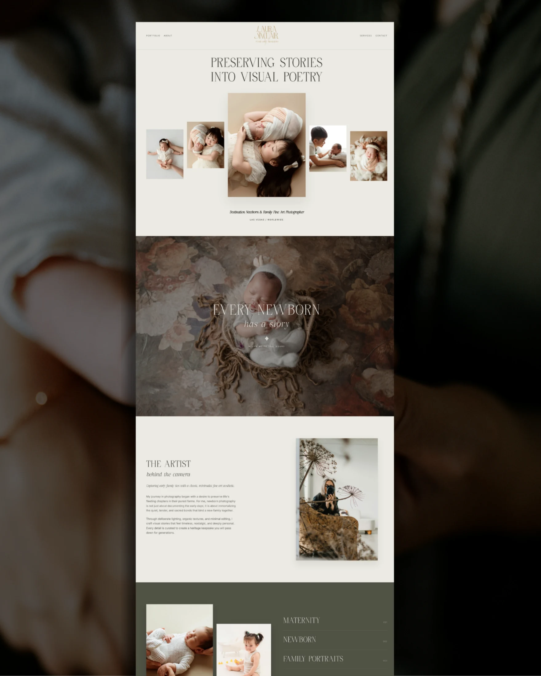 Laura Sinclair brand identity